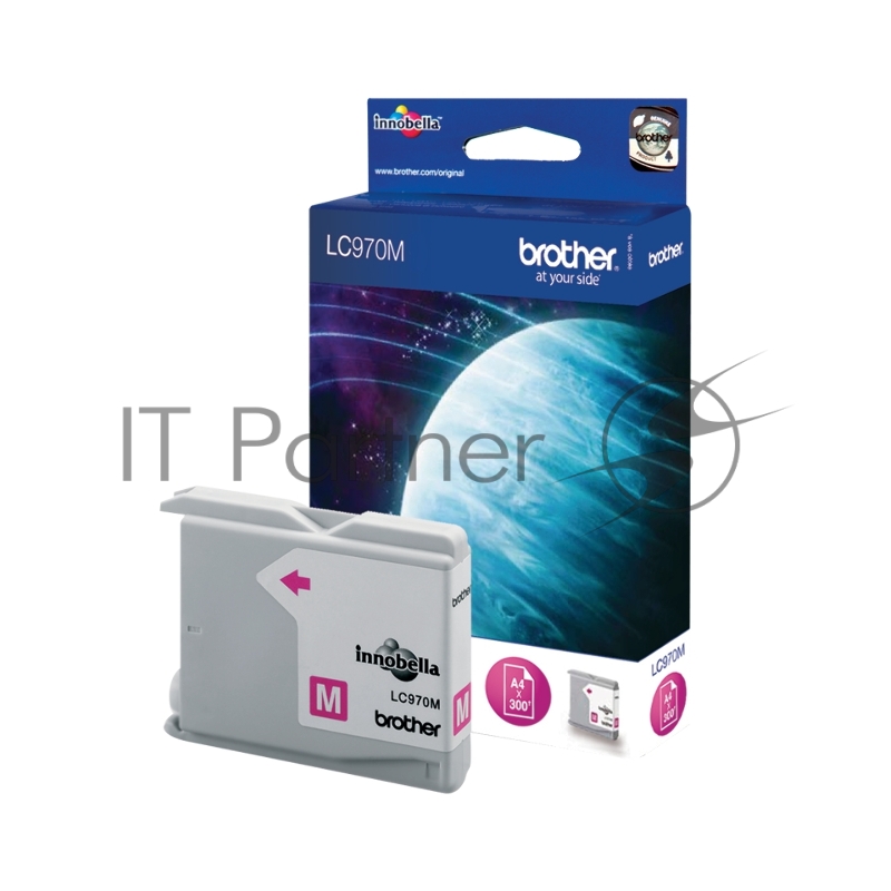 Картридж струйный Brother LC970M magenta for DCP-135C/150C, MFC-235C/265C