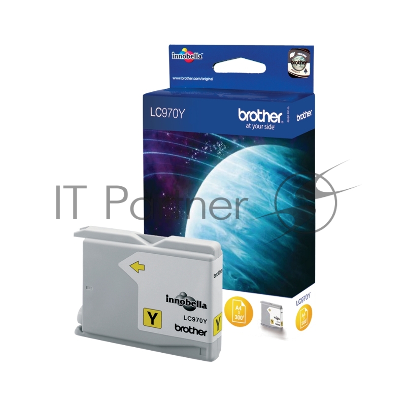 Картридж струйный Brother LC970Y yellow for DCP-135C/150C, MFC-235C/265C
