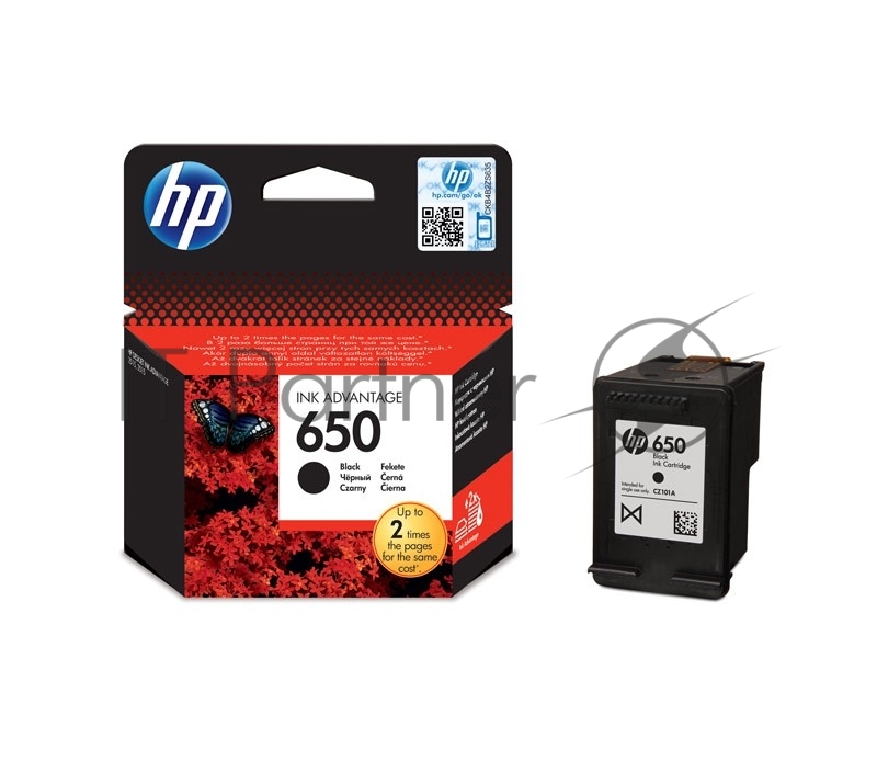 Картридж струйный HP 650 CZ101AE черный для HP DJ IA 2515