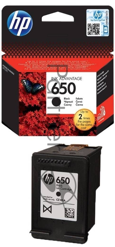Картридж струйный HP 650 CZ101AE черный для HP DJ IA 2515