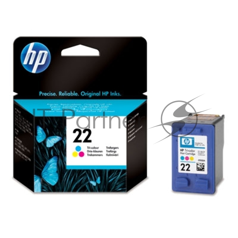 Картридж струйный HP 22 C9352AE многоцветный для HP DJ 3920/3940/PSC 1410 (165стр.)