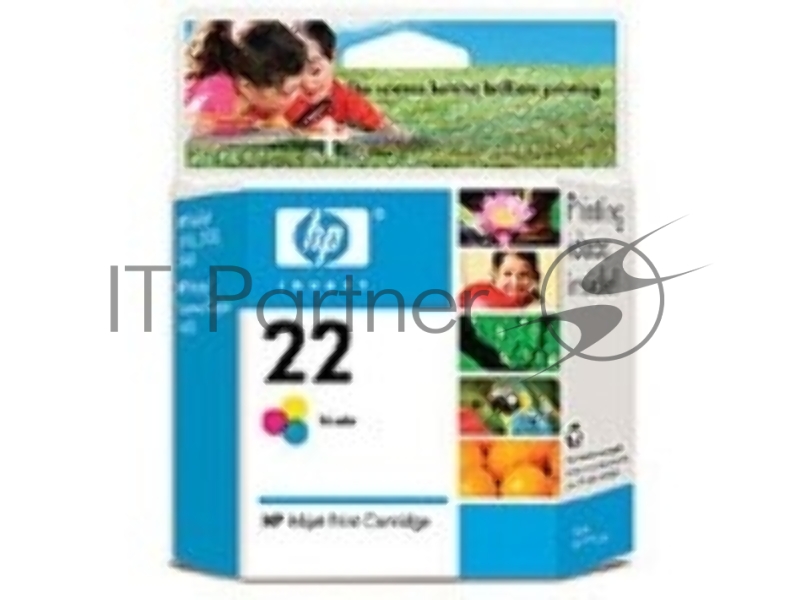 Картридж струйный HP 22 C9352AE многоцветный для HP DJ 3920/3940/PSC 1410 (165стр.)