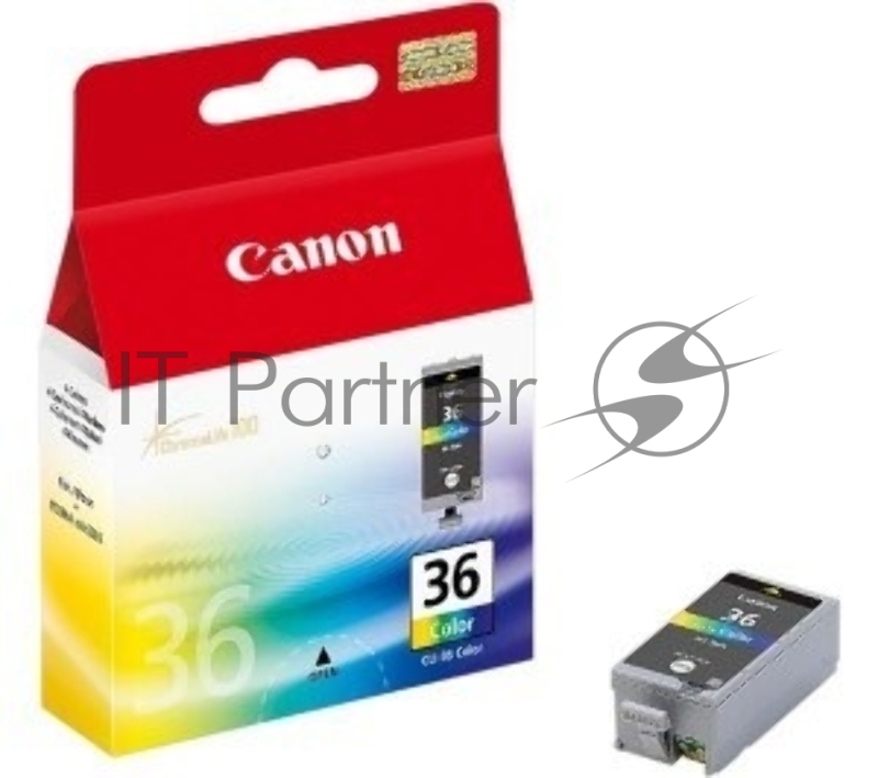 Картридж струйный CLI-36Color (1511B001) для Canon Mini Pixma 260, Цветной, 250стр.