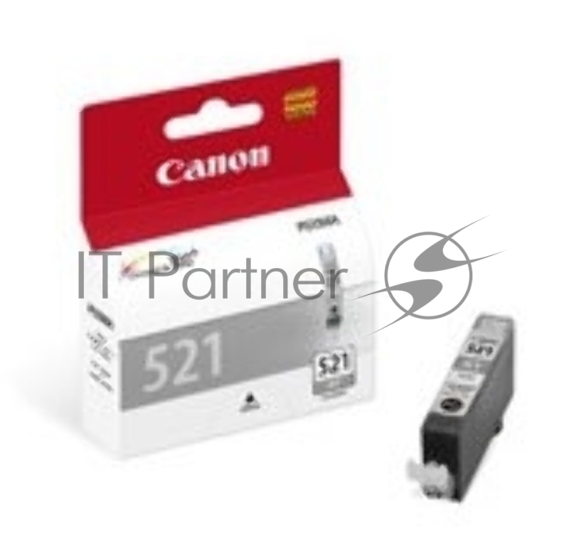 Картридж струйный CLI-521GY (2937B004) для Canon Pixma iP3600/4600/620/630980, Серый, 1395стр.