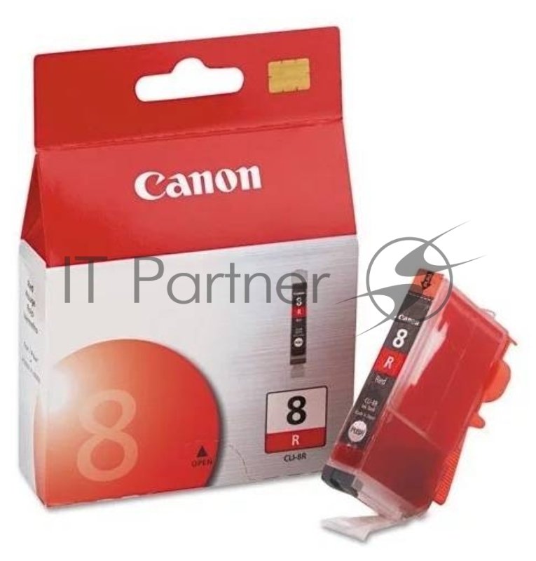 Картридж струйный CLI-8R (0626B001), для Canon PIXMA-Pro 9000, красный