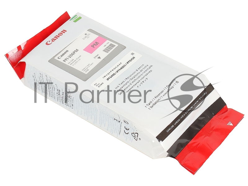 Картридж струйный PFI-206PM (5308B001), для Canon iPF6400/6450, Фото Пурпурный, 300ml