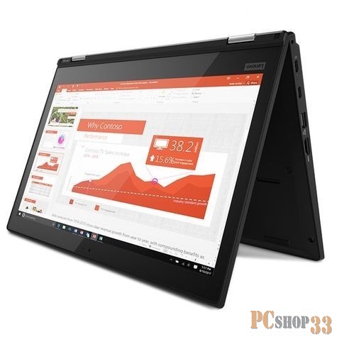 Ноутбук Lenovo ThinkPad L380 Yoga 13.3 Full HD, Tablet PC, Intel Core i7 8550U, 1800 МГц, 8192 Мб, 512 Гб SSD, Intel UHD Graphics 620, Windows 10 Pro