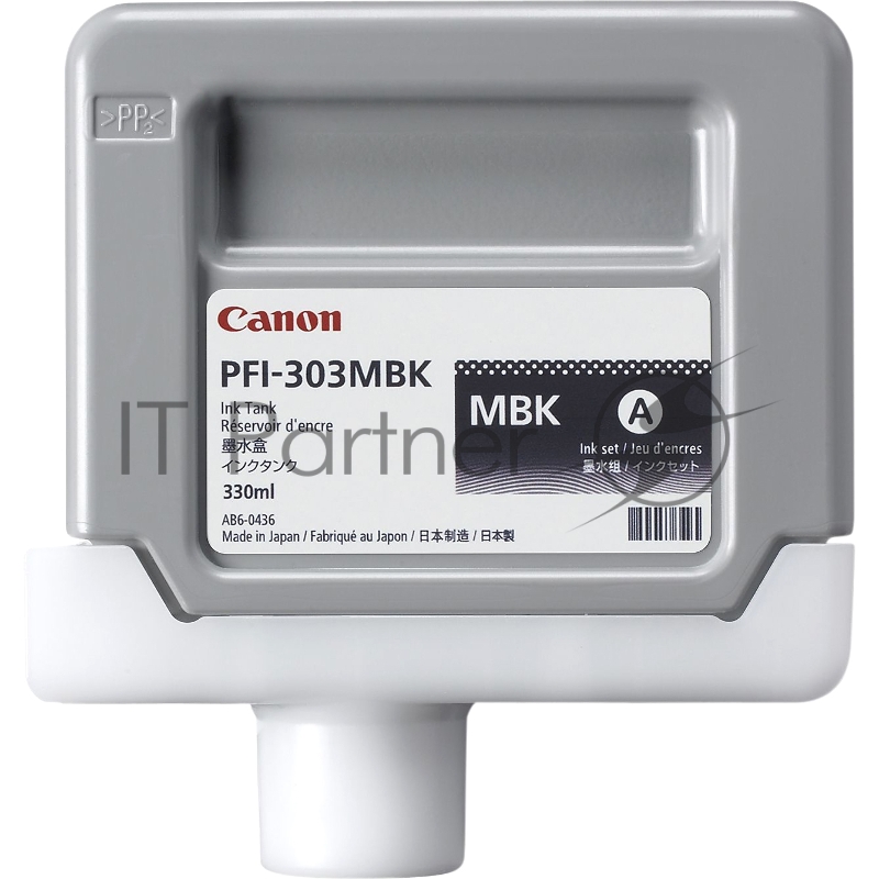 Картридж струйный Canon PFI-303 MBK черный матовый для iPF815/825 (2957B001)