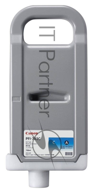 Картридж струйный PFI-703C (2964B001), для Canon iPF815/825, синий