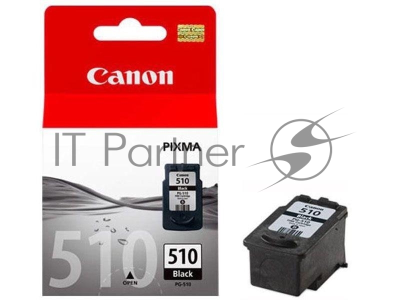 Картридж струйный PG-510Bk (2970B007), для Canon PIXMA MP240, 260, 480, MX320, 330, черный, 220стр.