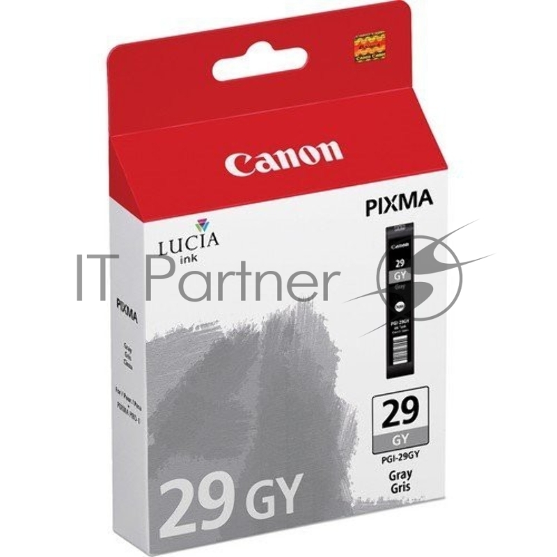 Картридж струйный PGI-29GY (4871B001), для Canon Pixma Pro 1, Серый, 179стр.