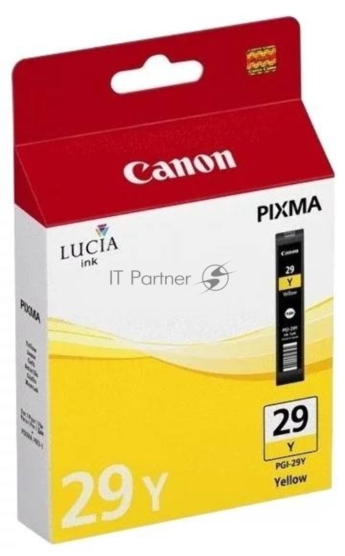 Картридж струйный PGI-29Y (4875B001), для Canon Pixma Pro 1, Желтый, 290стр.