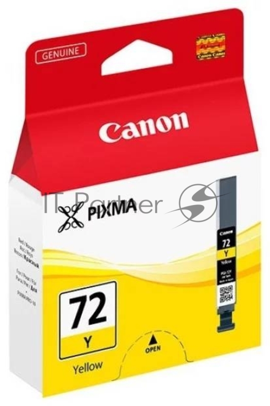 Картридж струйный PGI-72Y (6406B001), для Canon PRO-10, Желтый, 377 стр.