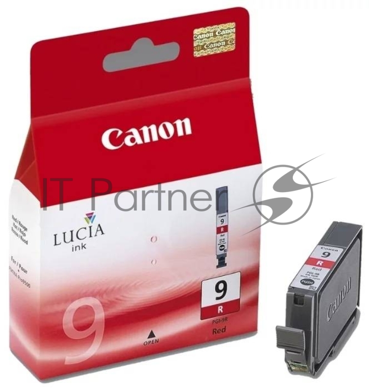 Картридж струйный PGI-9R (1040B001), для Canon Pixma 9500(Mark II), Красный, 150стр.