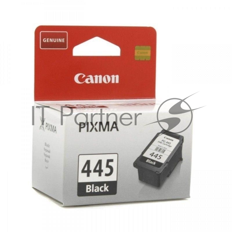 Картридж струйный PG-445 (8283B001), для Canon MG2540, Чёрный, 180 стр.