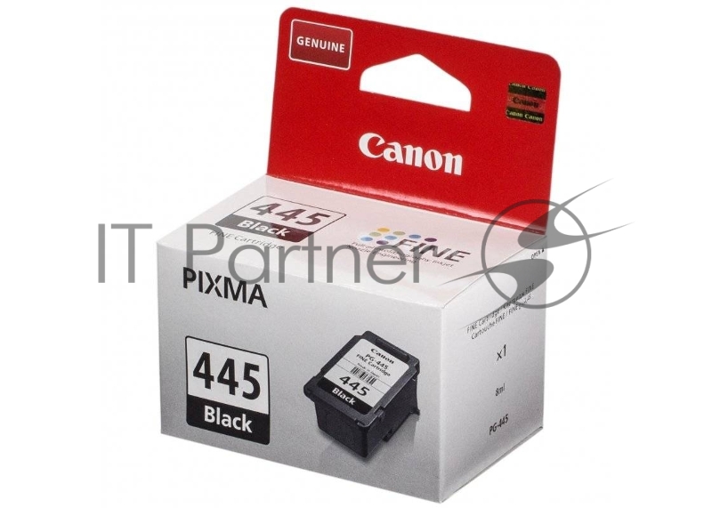 Картридж струйный PG-445 (8283B001), для Canon MG2540, Чёрный, 180 стр.