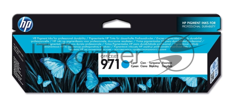Картридж струйный HP 971 CN622AE голубой для HP OJ Pro X476dw/X576dw/X451dw/X551dw (2500стр.)