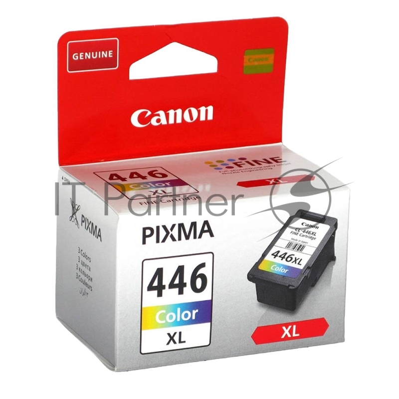 Картридж струйный CL-446XL (8284B001) для Canon PIXMA MG2440/2540. Цветной, 300 стр.