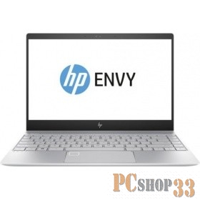 Ноутбук HP Envy 13-ad008ur Core i3 7100U/4Gb/SSD256Gb/Intel HD Graphics 610/13.3/IPS/FHD (1920x1080)/Windows 10 64/silver/WiFi/BT/Cam