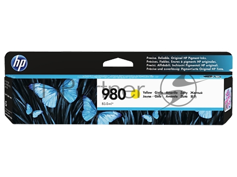 Картридж струйный HP D8J09A желтый для HP OJ Ent X585/X555 (6600стр.)