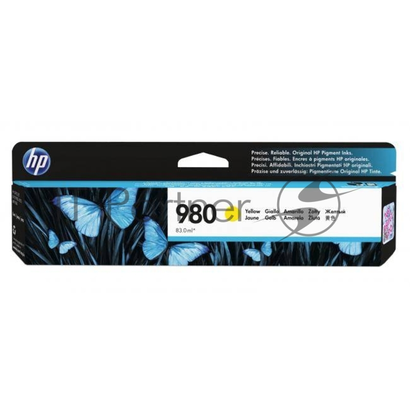 Картридж струйный HP D8J09A желтый для HP OJ Ent X585/X555 (6600стр.)