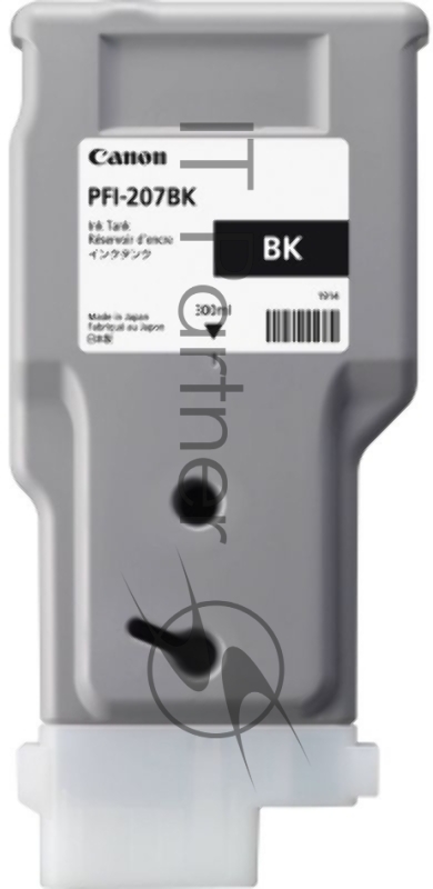 Картридж струйный Canon PFI-207 BK черный для для iPF6400/6450 300ml (8789B001)