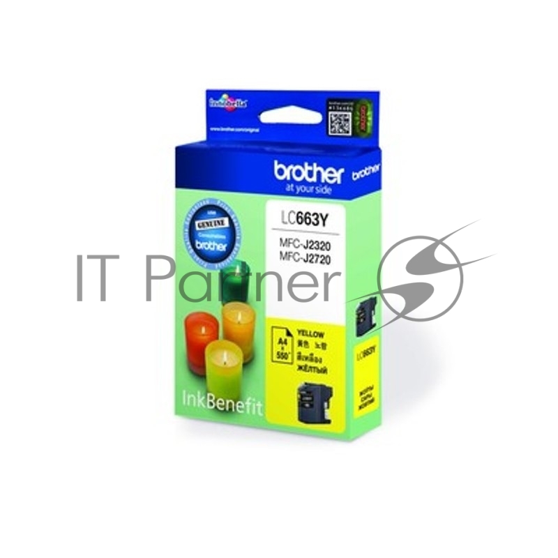 Картридж Brother LC663Y