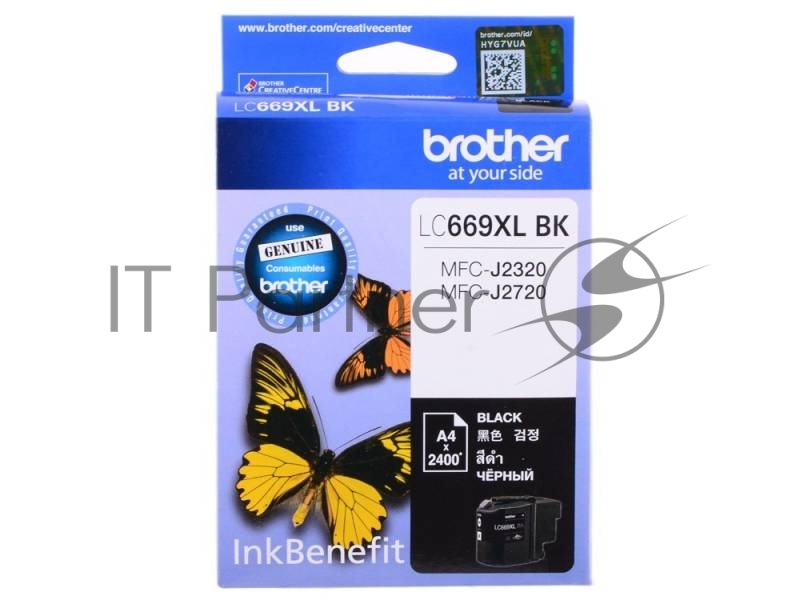 Картридж Brother LC669XLBK