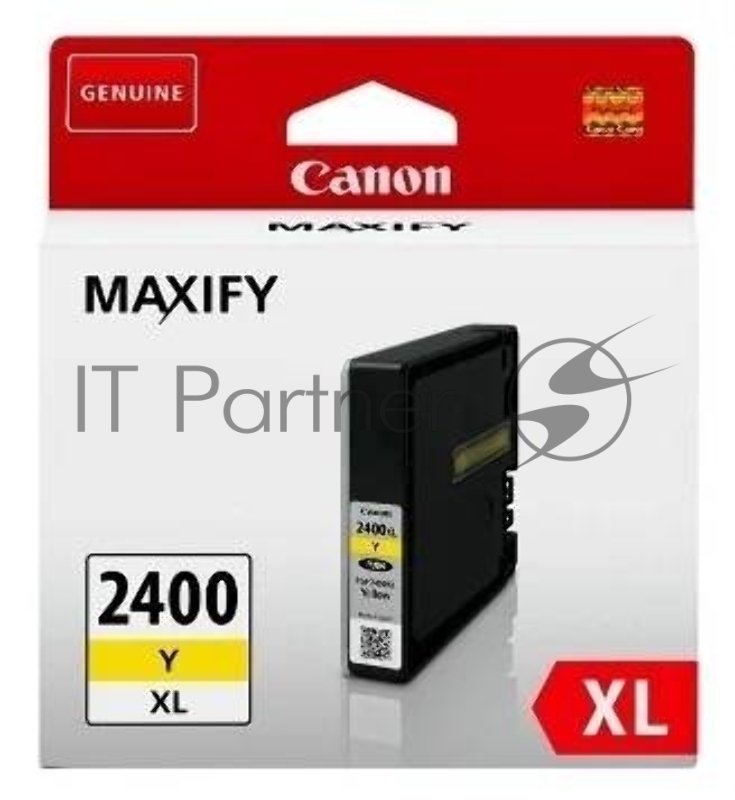 Картридж струйный CANON PGI-2400XL желтый, 1500 стр., для MAXIFY iB4040/МВ5040/МВ5340