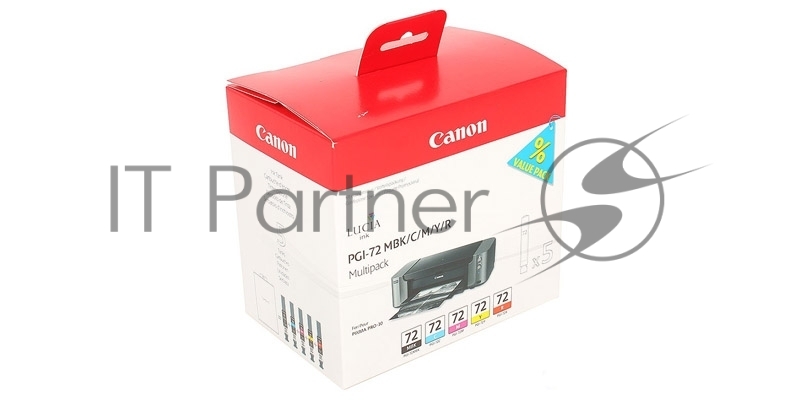 Картридж CANON PGI-72 MBK/C/M/Y/R MULTIPACK