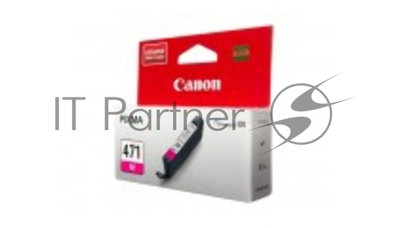 Картридж Canon CLI-471M (0402C001), пурпурный, 7 мл, до 297 стр. A4, для PIXMA MG5740/MG6840/MG7740/ TS5040/TS6040/TS8040/TS9040 (CLI471M)