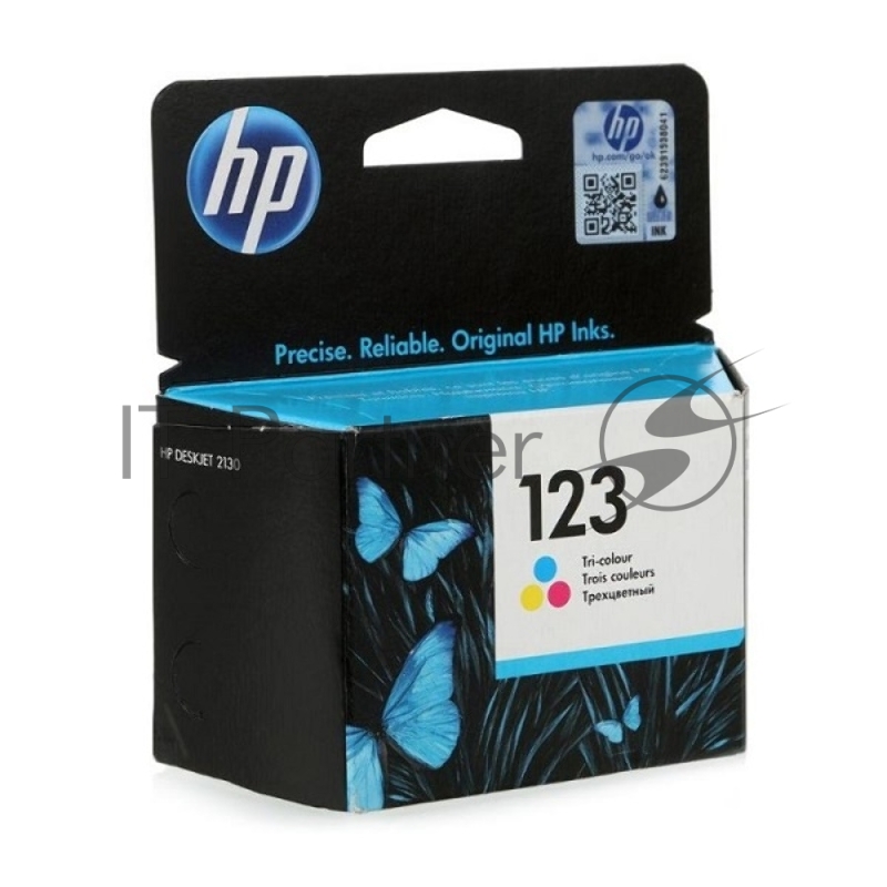 Картридж струйный HP 123 F6V16AE многоцветный, 100 стр., для HP DJ 2130