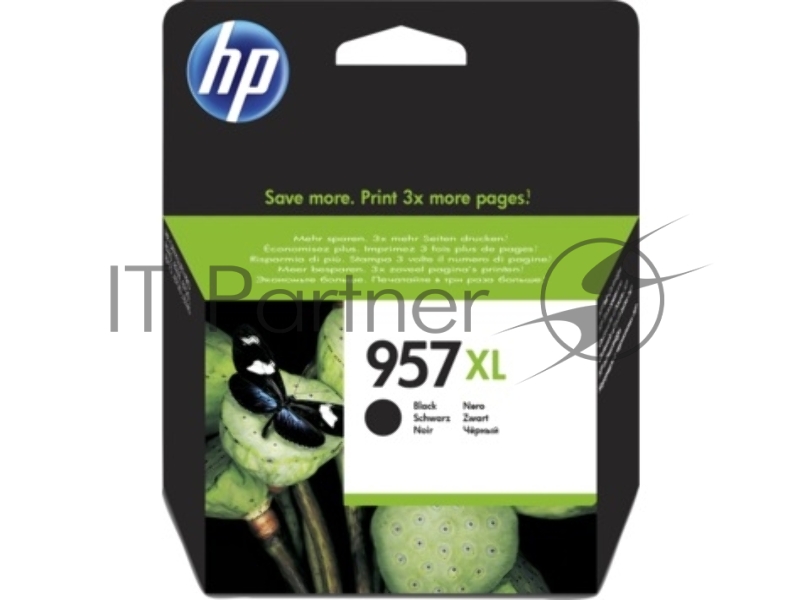 Картридж струйный HP 957XL L0R40AE черный для HP OJP 8720/8730/8210/8725 (3000стр.)