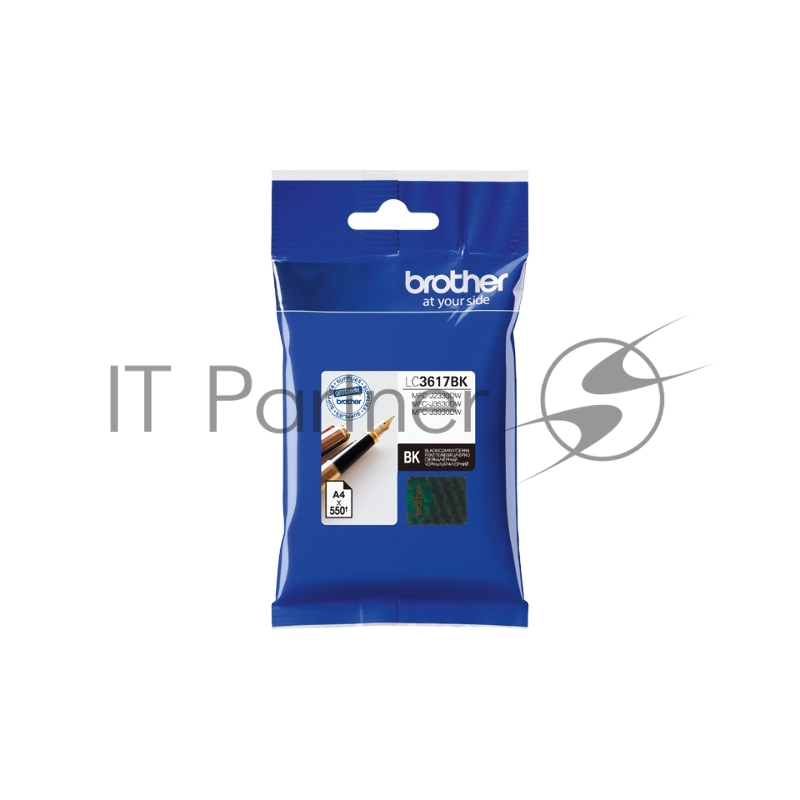 Картридж Brother струйный LC3617BK черный, 550 стр., для MFC-J3530DW, MFC-J3930DW