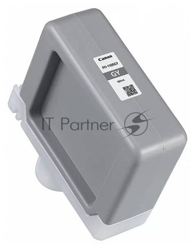 Картридж Canon PFI-1100 GY (0856C001) серый, 160 мл., для imagePROGRAF PRO-2000, PRO-4000, PRO-4000S, PRO-6000S