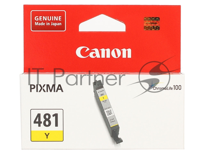 Картридж Canon CLI-481 Y EMB для TS6140/TS8140/TS9140/TR8540. Жёлтый. 259 страниц.