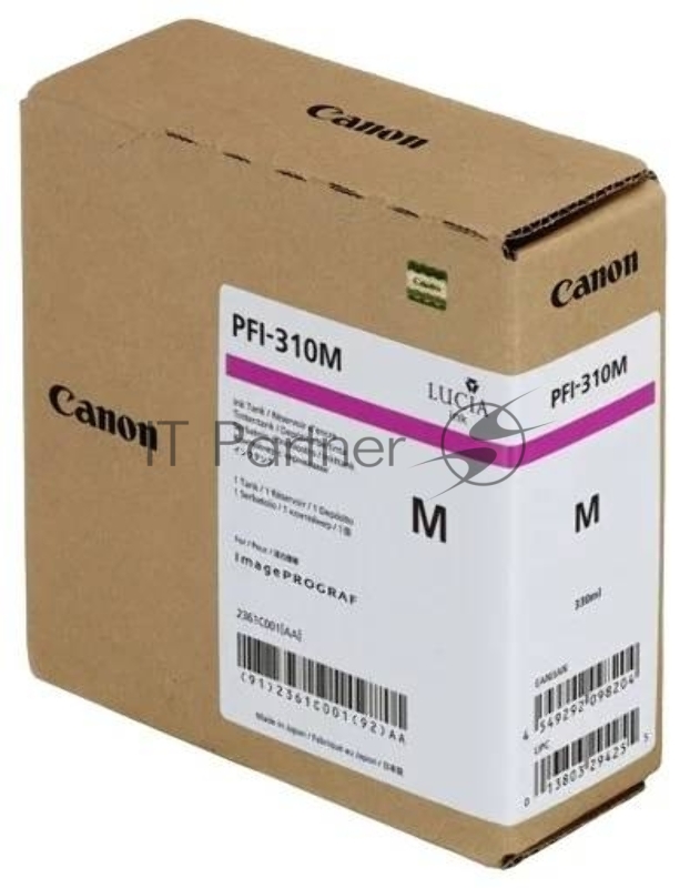 Картридж струйный Canon PFI-310 M 2361C001 пурпурный для Canon TX-2000/TX-3000/TX-4000