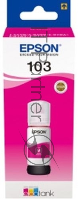 Картридж струйный Epson 103M C13T00S34A пурпурный (65мл) для Epson L3100/3110/3150