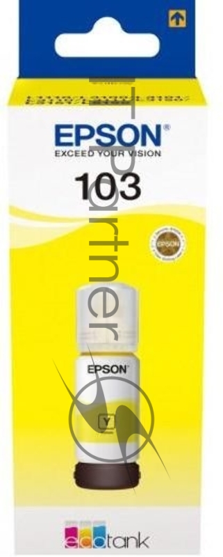 Картридж струйный Epson 103Y C13T00S44A желтый (65мл) для Epson L3100/3110/3150
