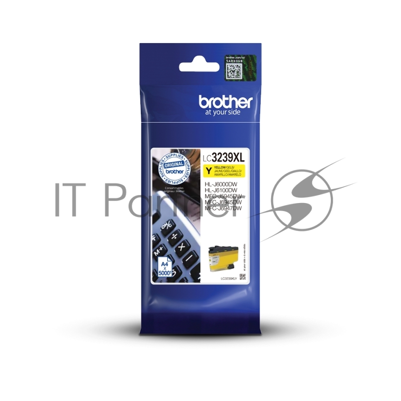 Картридж Brother LC3239XLY желтый