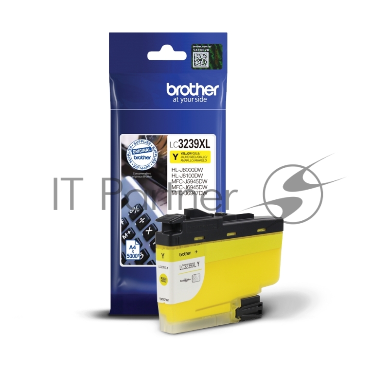 Картридж Brother LC3239XLY желтый