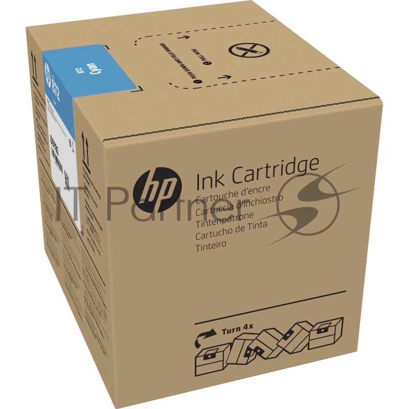 Картридж HP 872 голубой (3л) для HP Latex R1000, R1000 Plus