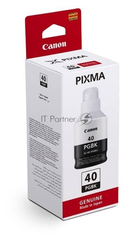 Картридж Canon GI-40 BK для GM2040/G5040/G6040. Чёрный. 6000 страниц.