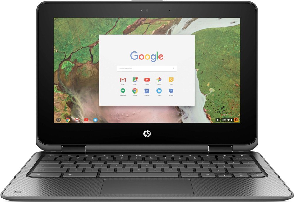 Ноутбук HP Chromebook x360 11 G1 EE 11.6, Tablet PC, Intel Celeron N3350, 1100 МГц, 4096 Мб, 32 Гб SSD, Intel HD Graphics 500, ChromeOS