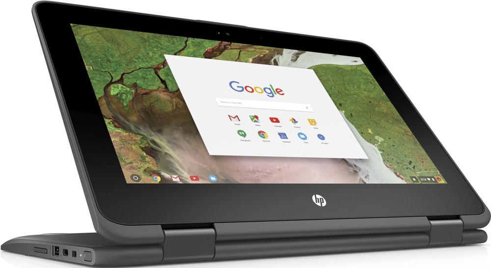 Ноутбук HP Chromebook x360 11 G1 EE 11.6, Tablet PC, Intel Celeron N3350, 1100 МГц, 4096 Мб, 32 Гб SSD, Intel HD Graphics 500, ChromeOS