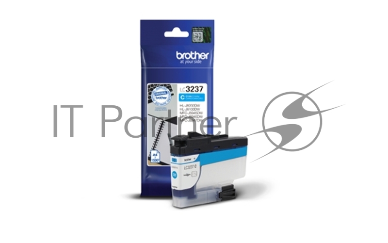Картридж Brother струйный LC3237C голубой 1500 стр. для HLJ6000DW, MFCJ5945DW, MFCJ6945DW