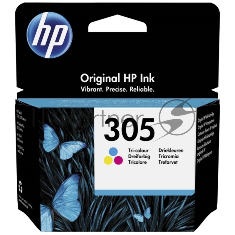 Картридж струйный HP 305 3YM60AE многоцветный (100стр.) (2мл) для HP DJ 2320/2710/2720