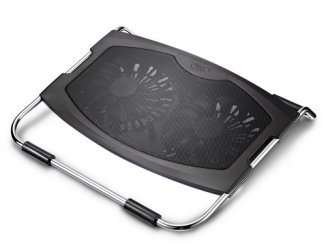 Теплоотводящая подставка под ноутбук DeepCool N2000 IV (до15.6, 2x140мм вентилятор, черный, резин.в
