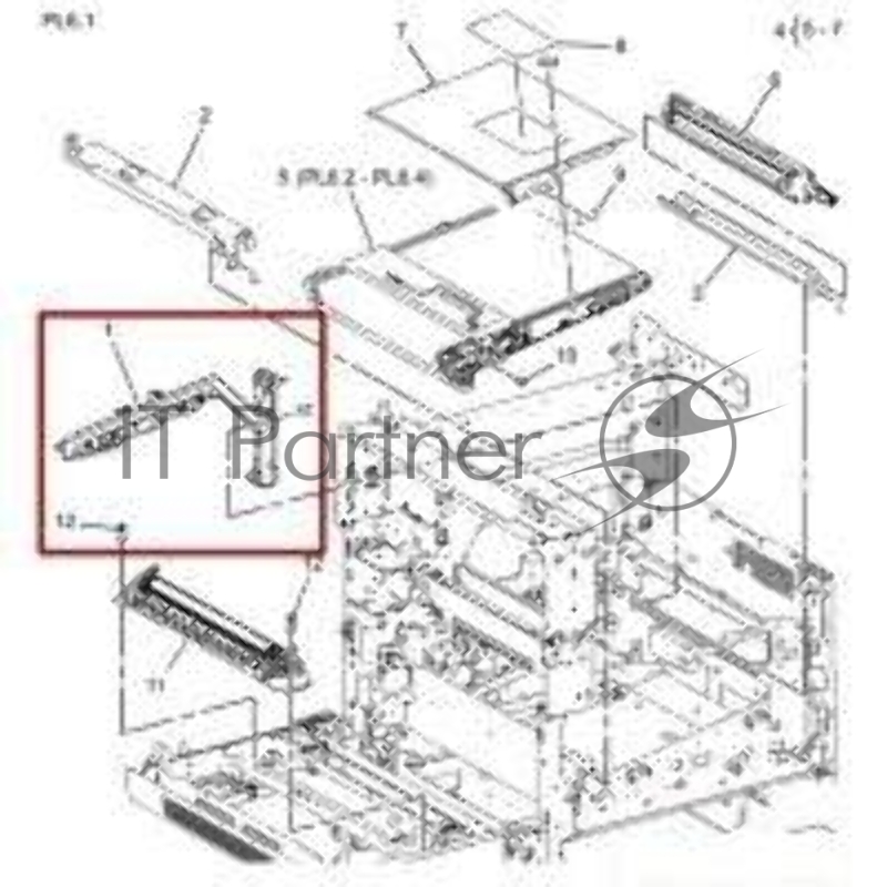 Корпус кондуктора XEROX HOUSING ASY CON