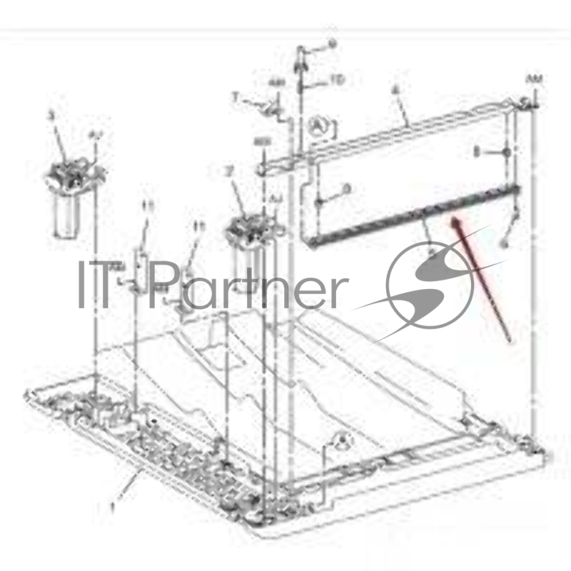 З/ч XEROX ЖЕЛОБ ПРОХОЖДЕНИЯ БУМАГИ АВТОПОД WC7120